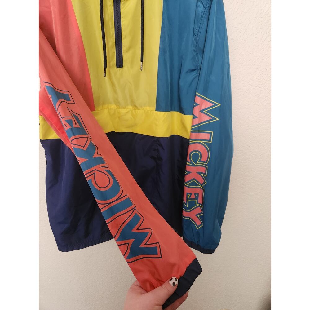 Disney Mickey Multicolor Pullover Windbreaker-M - image 3